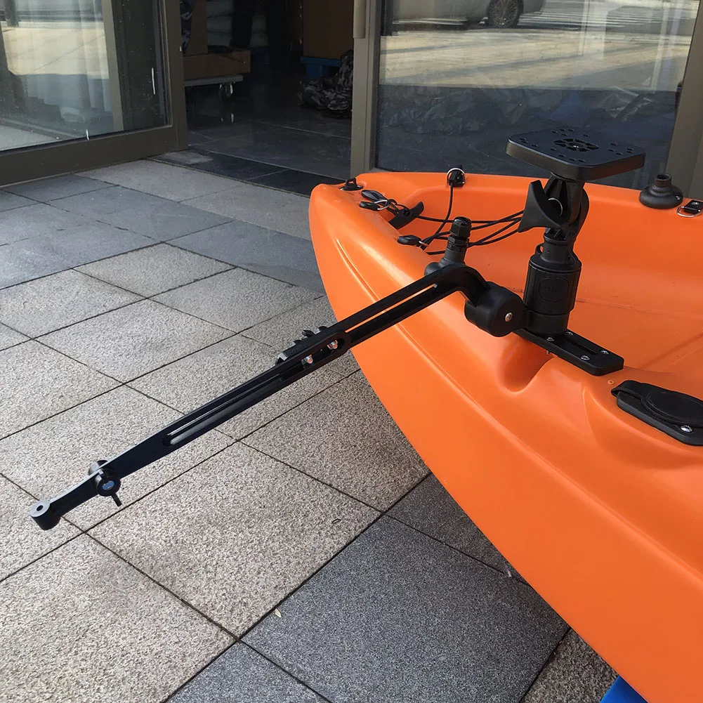 Fishing Kayak Fish Finder Mount - 魚群探知機ベースブラケットトランスデューサー取り付け魚群探知機マウントカヤック釣り魚群探知機ベースカヤックインフレータブルボート角度