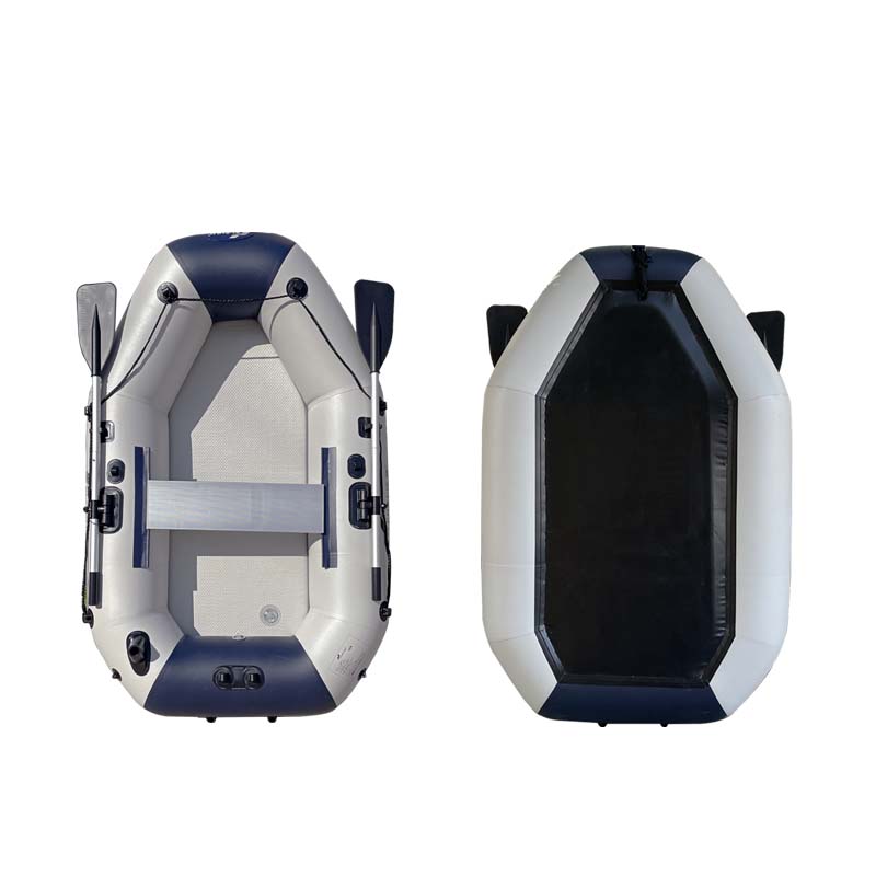 Fishing Kayak Inflatable - 厚さ1.2mmのインフレータブルフィッシングボートとカヤック、屋外活動用、エアデッキフロア、2人乗り、プール、湖、水泳用