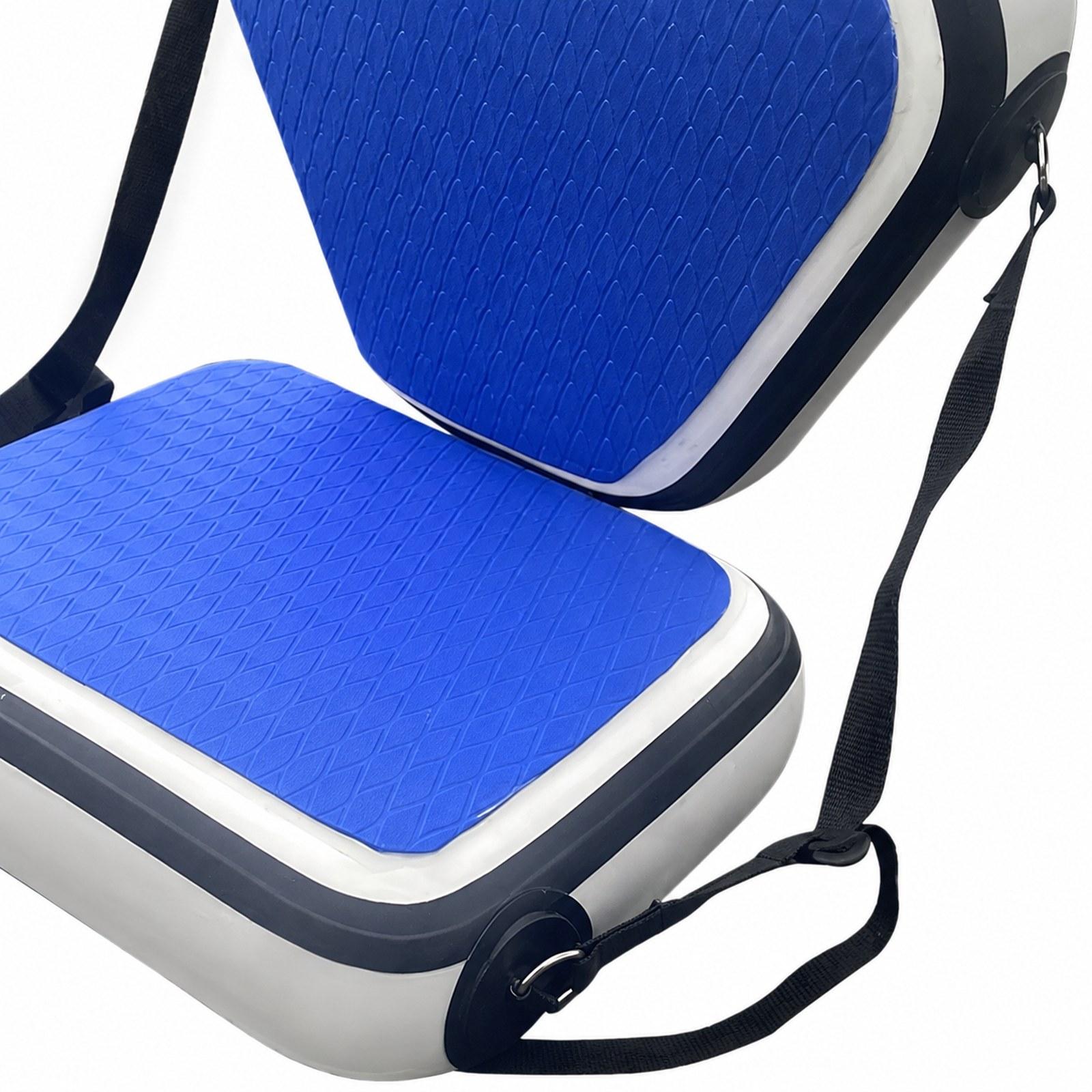 Fishing Kayak Seat - 調節可能な PVC カヤックシートインフレータブルボートチェア人間工学に基づいたバッククッションパドルボードアクセサリー川ラフティング用