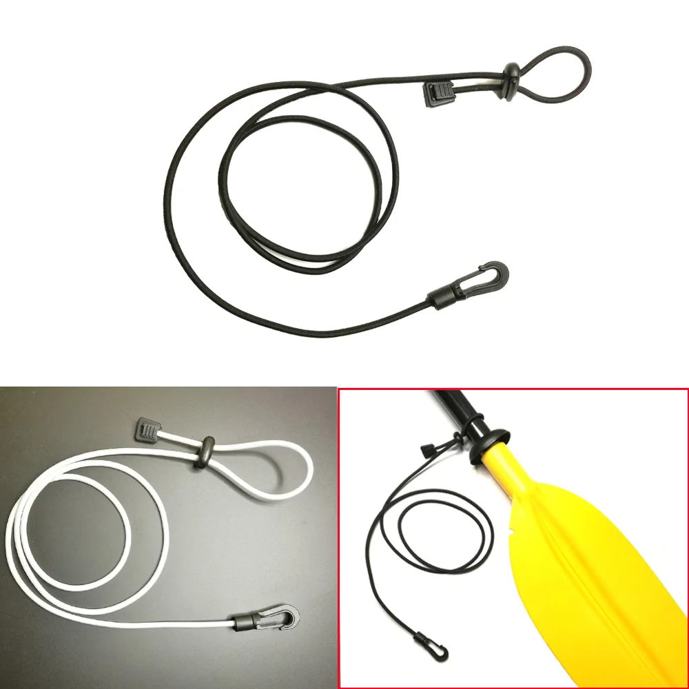 Fishing Kayak Rod Holder - 1.2メートルカヌーカヤックパドルリーシュクリップ安全釣竿テザーホルダーストラップ