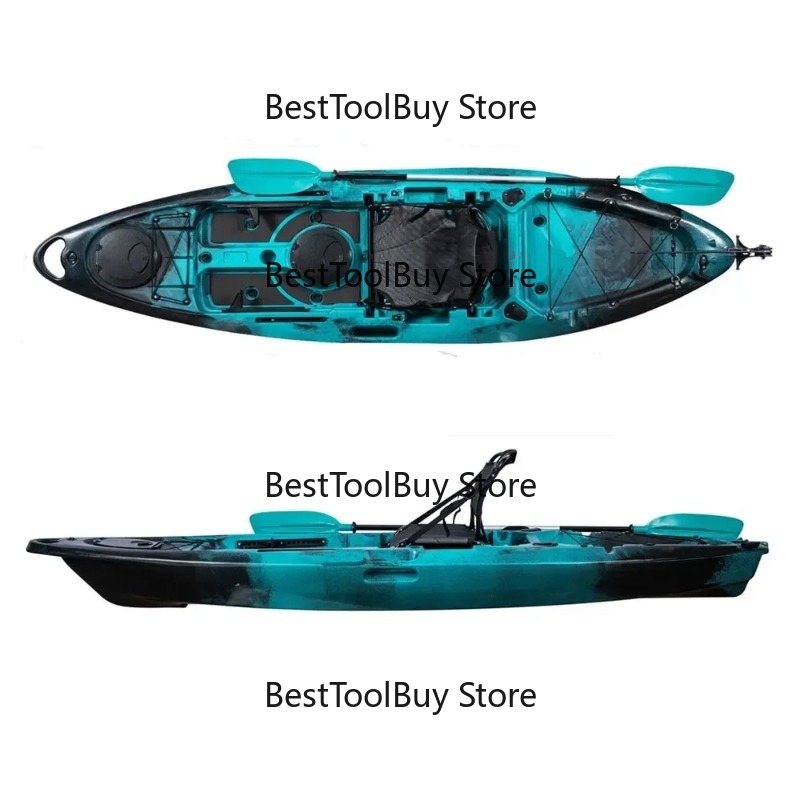 Fishing Kayak Sit In - ファーストレベル シットオントップ フィッシングパドル フィッシングカヤック アクセサリー付き 1人乗り
