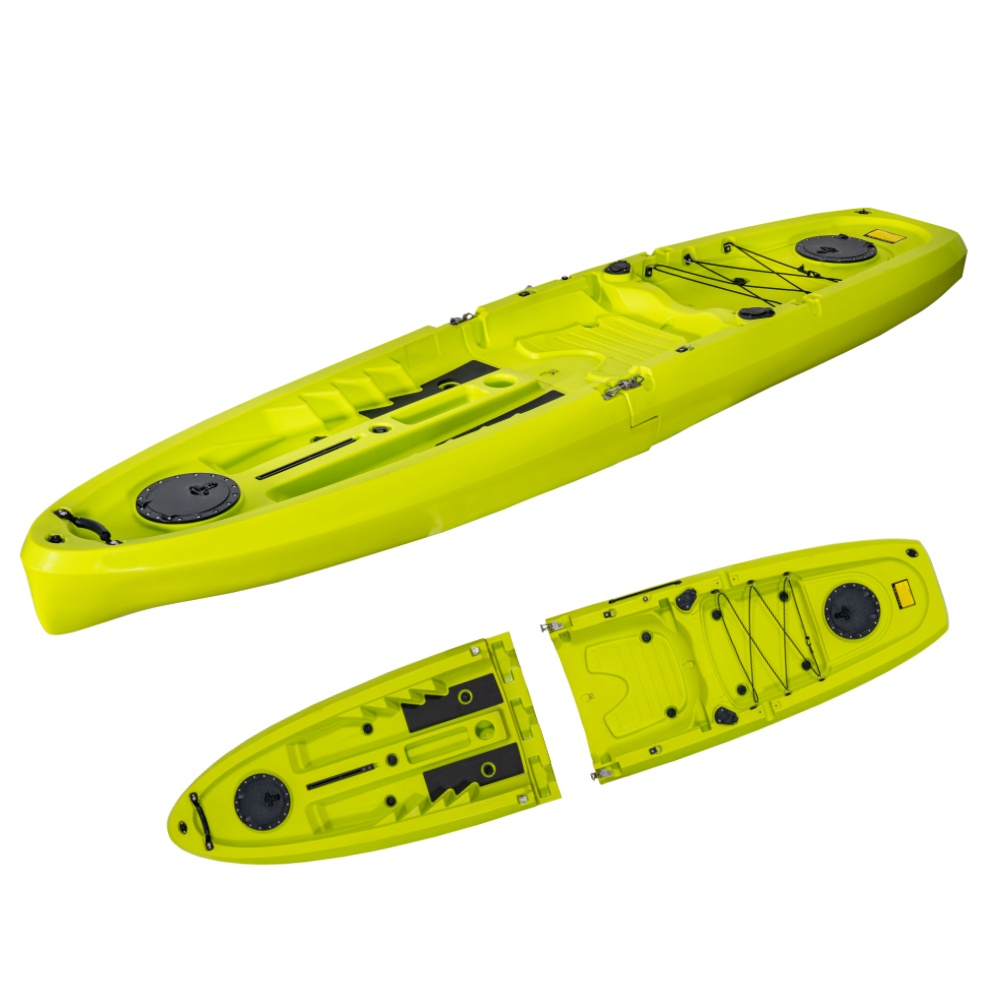 Fishing Kayak Sit In - 2025年新型モジュラーカヤック 11フィート シットオントップフィッシングカヤック、超軽量、パドルモーター付きプラスチックカヤック
