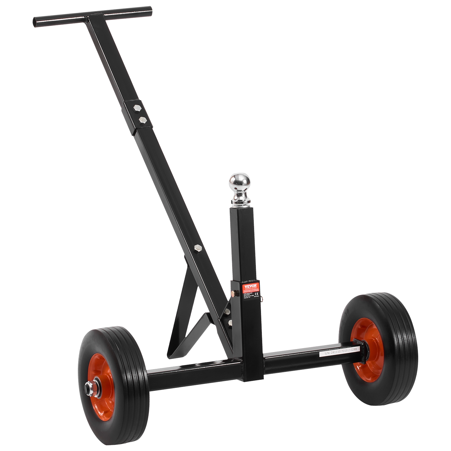 Fishing Kayak Cart - SucceBuy 600ポンド タングトレーラードリー、高さ16.5～22インチ調整可能、ヒッチボール1～7/8インチ、スチールボートムーバー、車、RVの移動用