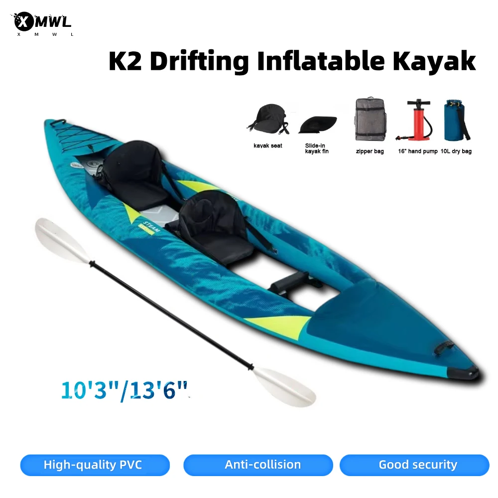 Fishing Kayak Paddle - カヌーカヤック インフレータブルボート 1～2人乗り 840D 10'3