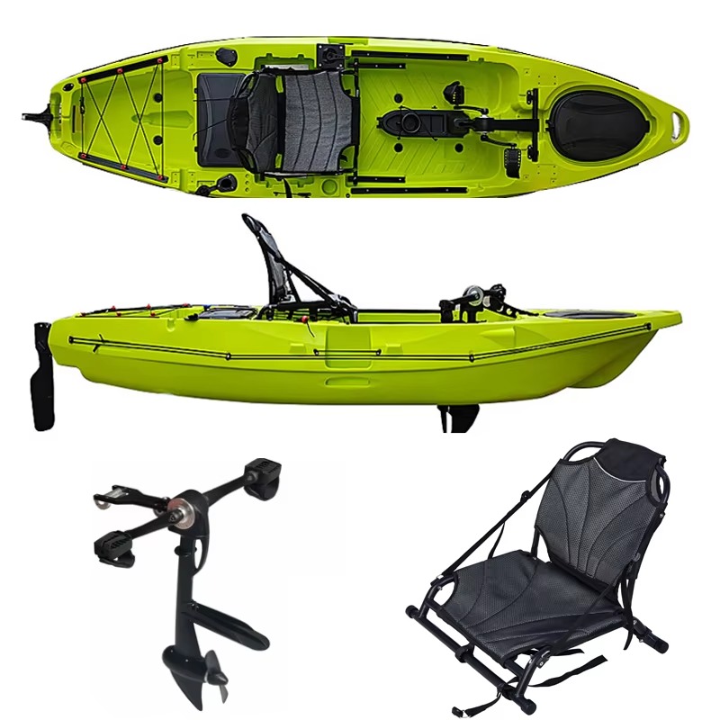 Fishing Kayak Pedal Drive - OEMプラスチック製一人用ペダル式フィッシングカヤック（プロペラ駆動システム搭載）