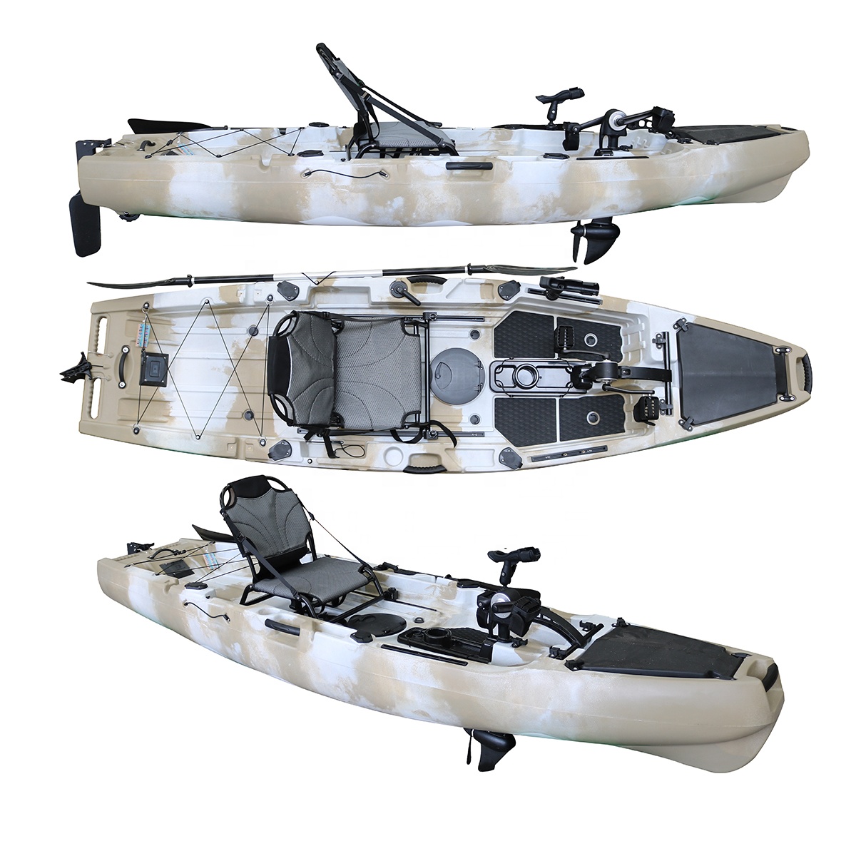 Fishing Kayak Pedal Drive - バイキング10.5フィート釣り用ペダルカヤック シングルシート 一人乗り 販売中 HDPE硬質プラスチック素材 ペダルドライブ付き釣り用カヤック