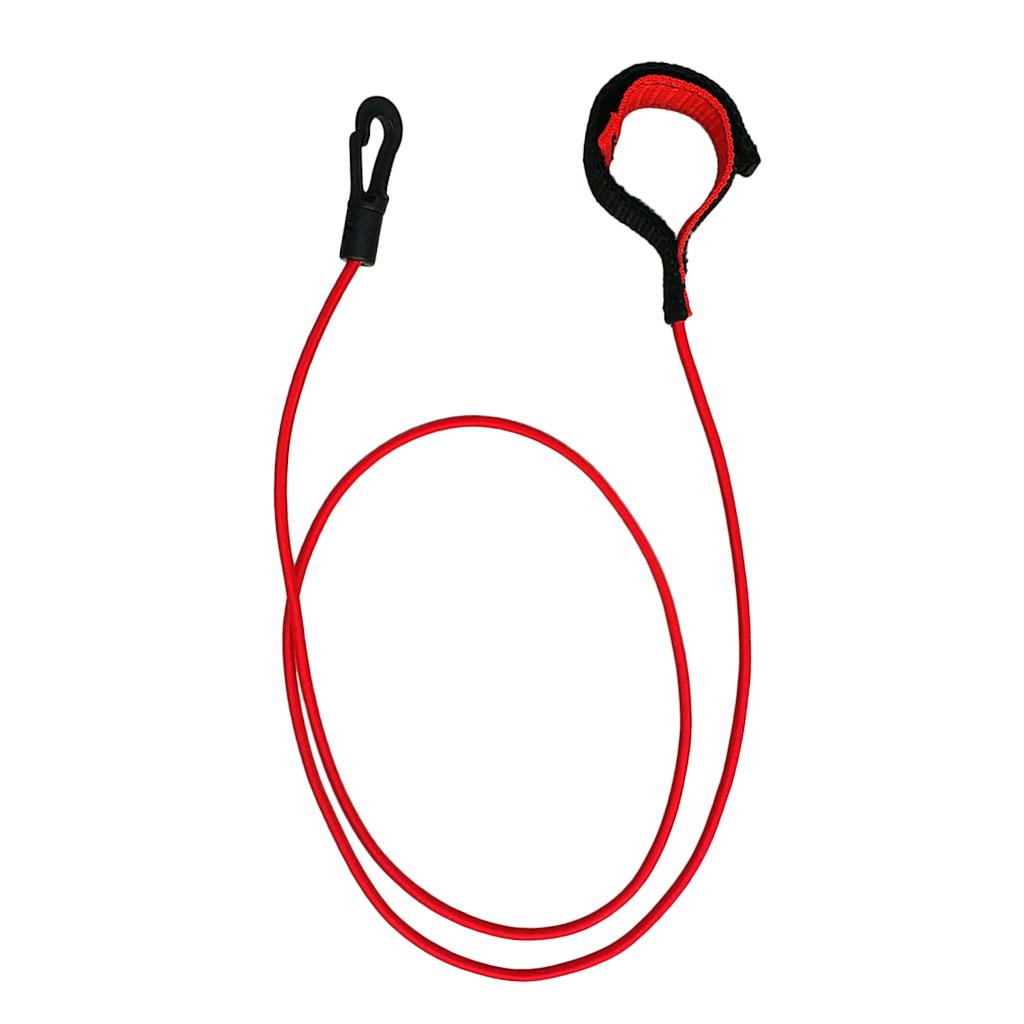 Fishing Kayak Paddle Leash - 弾性バンジーロープ カヤックパドルリーシュ 軽量釣り竿ホルダー カヤックパドルボード用海洋保護ギア