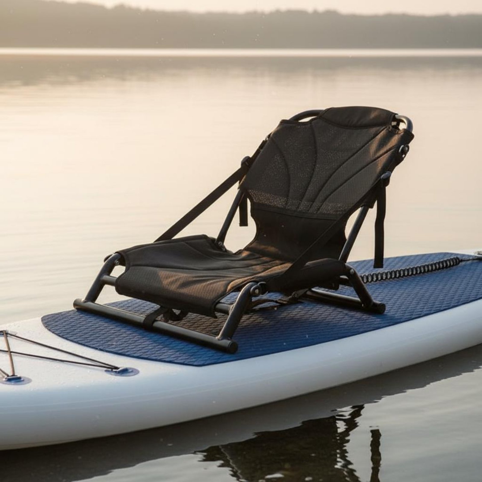 Fishing Kayak Seat - カヤック背もたれシート通気性メッシュフィッシングカヤックシート調節可能な小型ボートチェア耐久性のある金属フレーム水生アクティビティ用