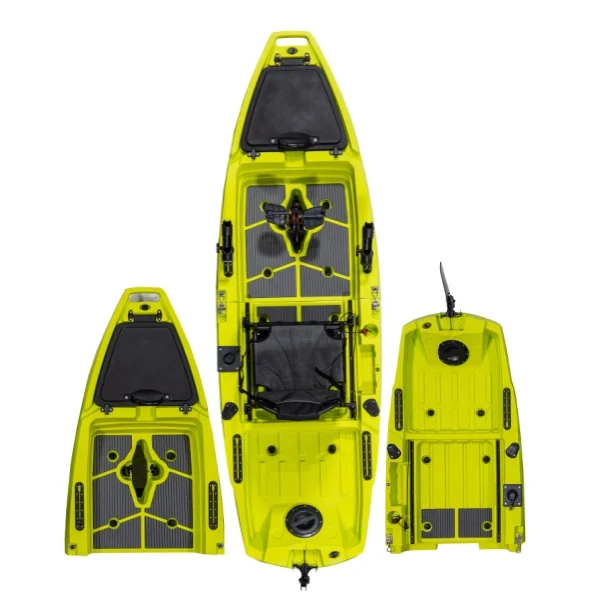 Fishing Kayak Pedal Drive - シングルプラスチックペダルドライブ,釣り,カヤックボート,取り外し可能な電気アクセサリー,1人,2または3セクション