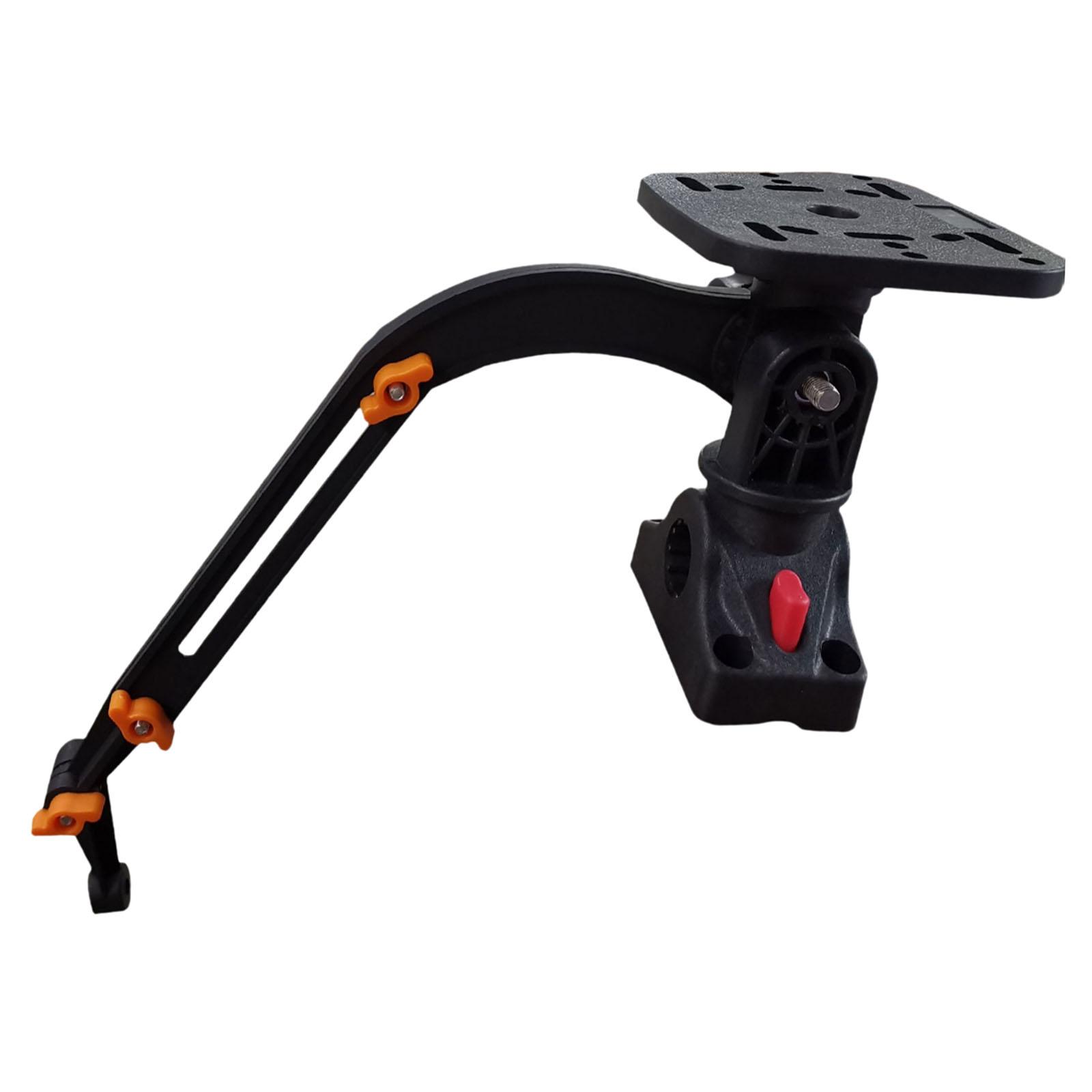 Fishing Kayak Fish Finder Mount - 魚群探知機マウント 1 インチボールマウント釣り用調節可能なブラケット魚釣り用具カヤックまたはポンツーン用