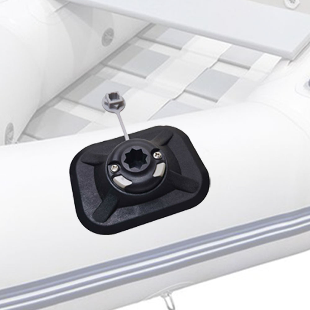 Fishing Kayak Fish Finder Mount - PVC製インフレータブルボート釣り竿ホルダーマウントカヤックサーフィンボード電子機器固定具魚群探知機GPS接着式表面実装パッド