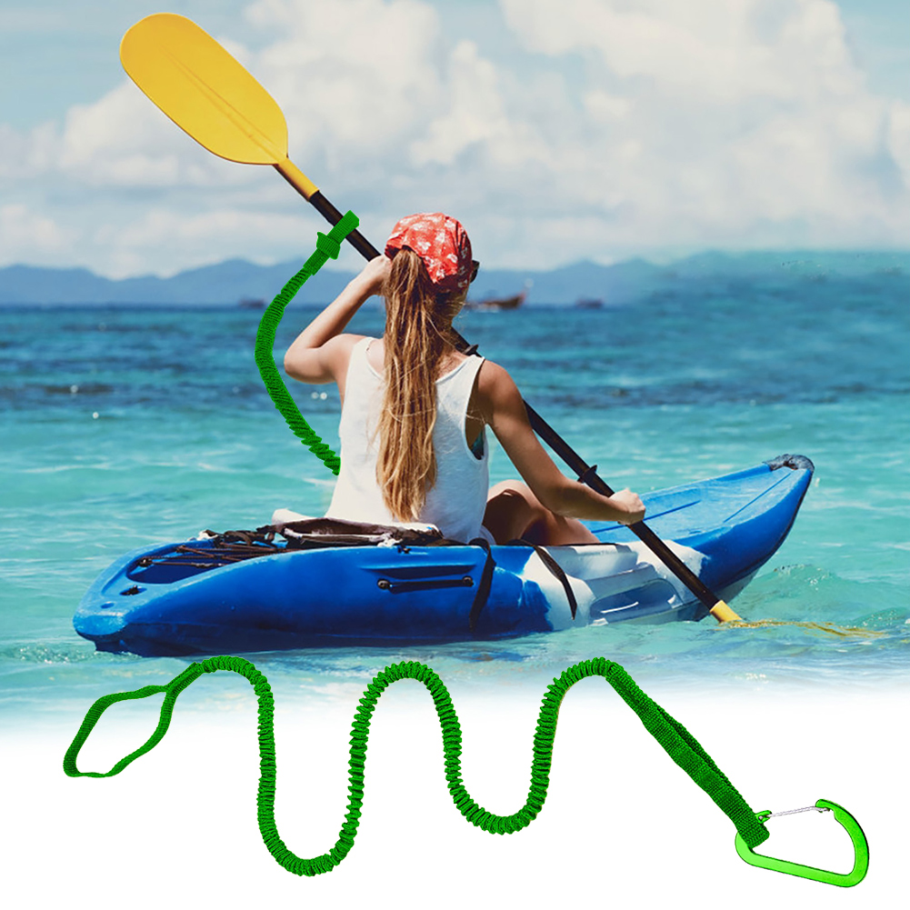 4~1PCS カヤックパドルリーシュ 調節可能な伸縮性ストラ - Fishing Kayak Paddle のレビューと価格