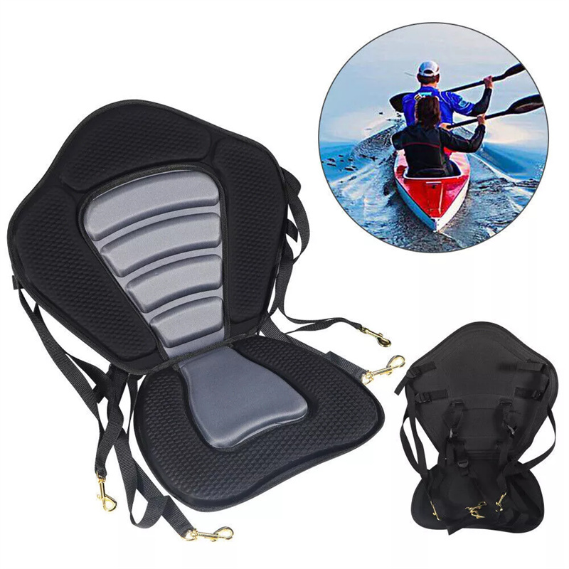 調節可能なパドルボードシートパッド入りカヤック背もたれカヌー - Fishing Kayak Storage Bag のレビューと価格
