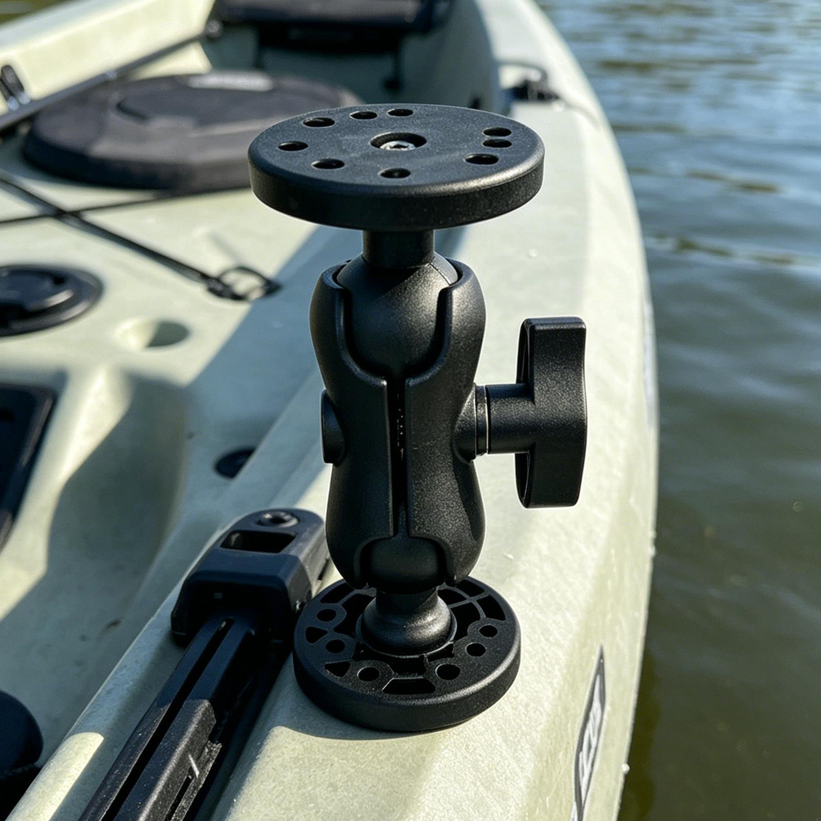カヤック魚群探知機マウント 360度調整可能 カヤックトラン - Fishing Kayak Fish Finder Mount のレビューと価格