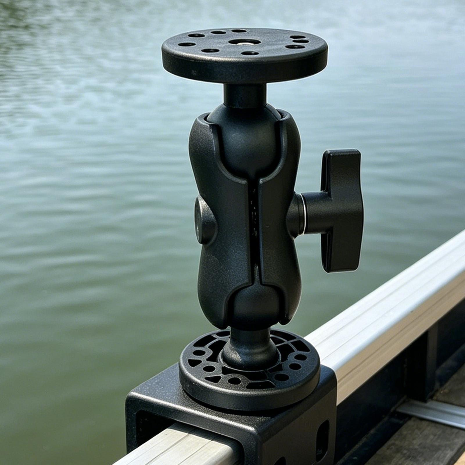 カヤック魚群探知機マウント 360度調整可能 カヤックトラン - Fishing Kayak Fish Finder Mount のレビューと価格