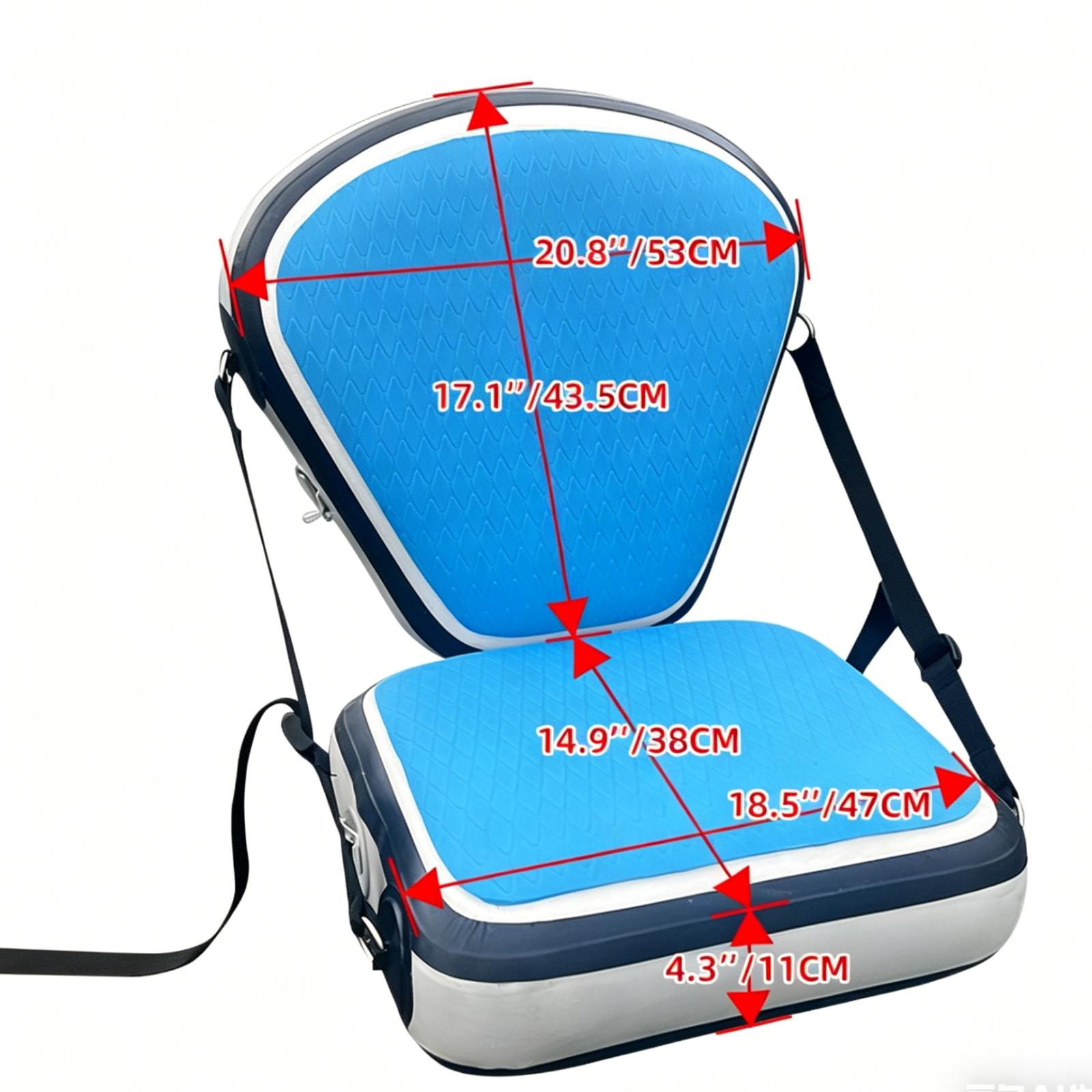 調節可能な PVC カヤックシートインフレータブルボートチェ - Fishing Kayak Seat のレビューと価格