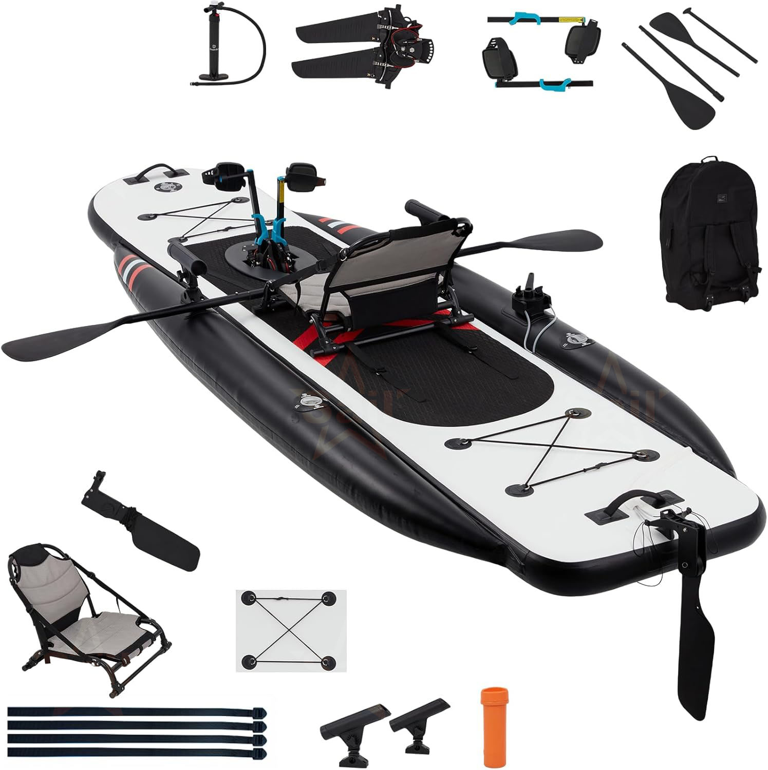 高品質インフレータブルペダルカヤック ドロップステッチ フッ - Fishing Kayak Pedal Drive のレビューと価格
