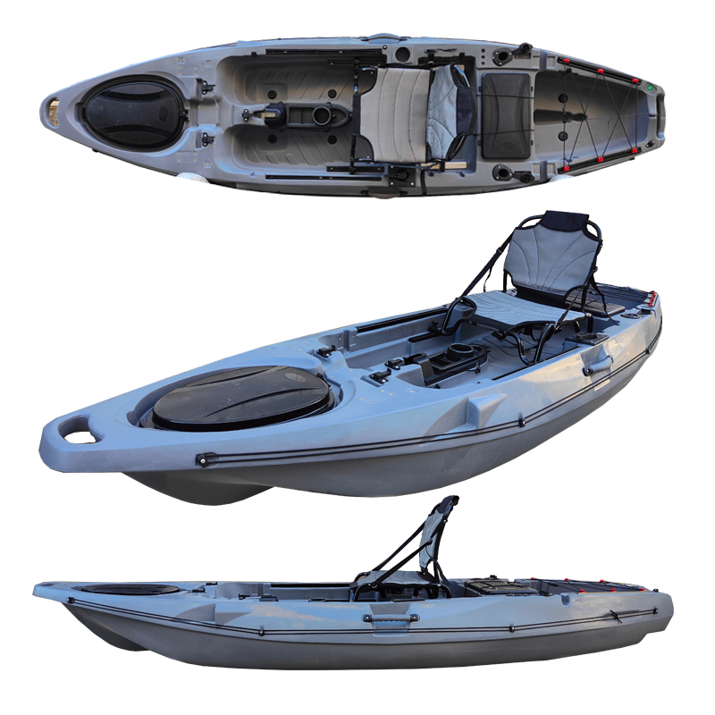 電動モーター付き10.5フィートシングルフィッシングカヤック - Fishing Kayak Trolling Motor のレビューと価格