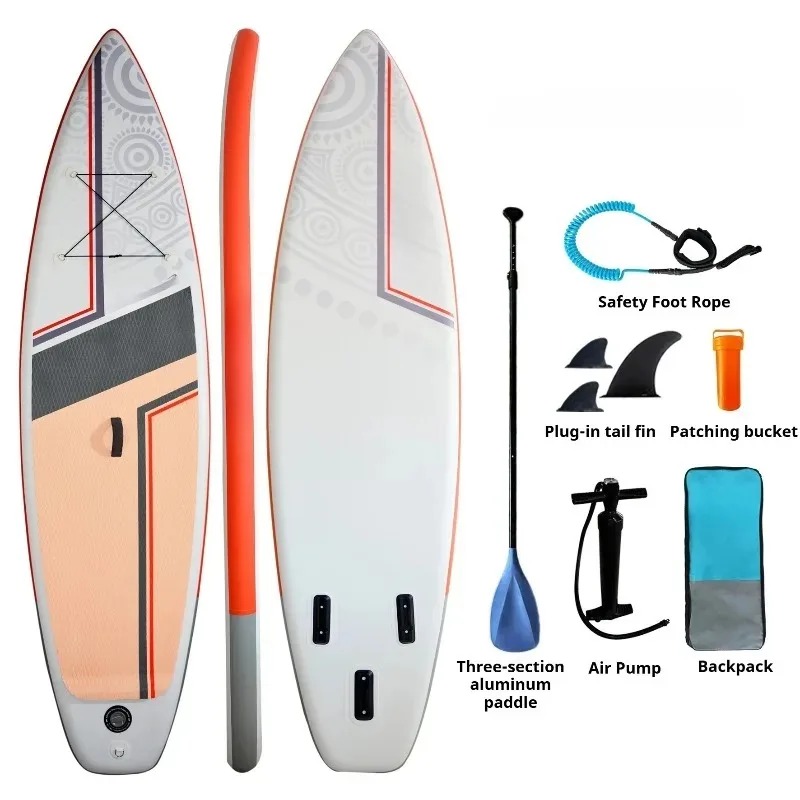 インフレータブルSUPカヤックフィッシングボード、二層式転倒 - Fishing Kayak Rod Holder のレビューと価格