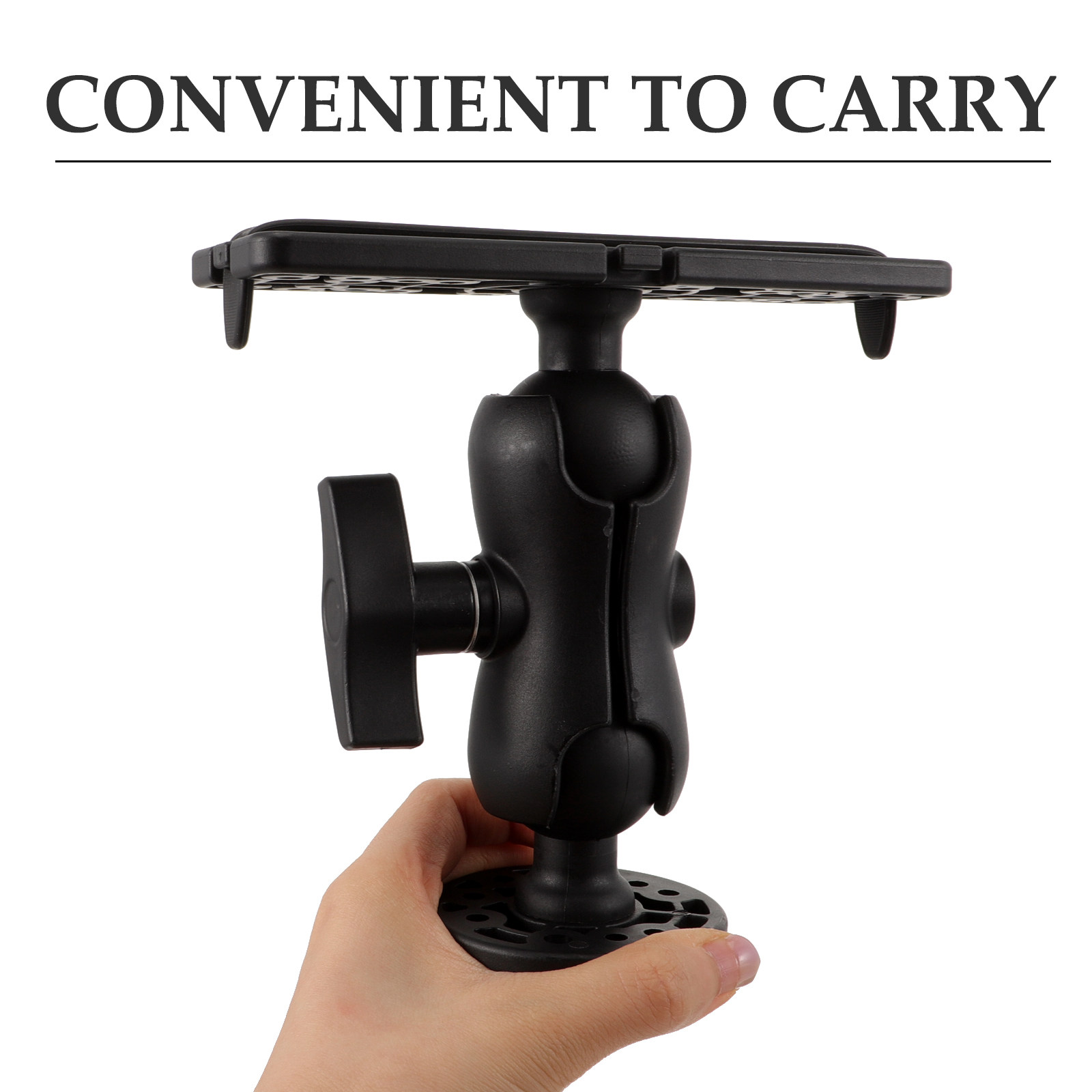 頑丈な魚群探知機ホルダーマウント、カヤック、ボート、カヌー用 - Fishing Kayak Fish Finder Mount のレビューと価格