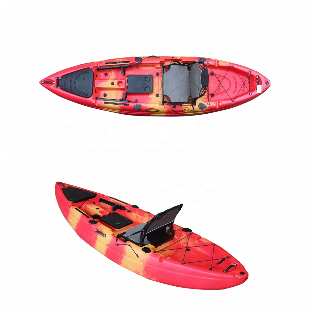 10フィート一人座ってトップフィッシングフットペダルカヤック - Fishing Kayak Sit In のレビューと価格