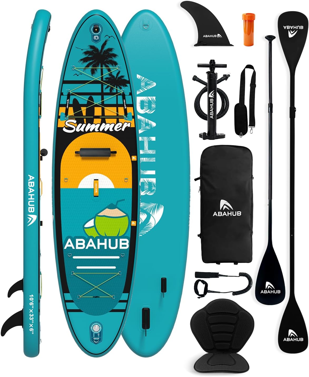 幅広10.6フィート×31/34インチのインフレータブルスタ - Fishing Kayak Paddle のレビューと価格
