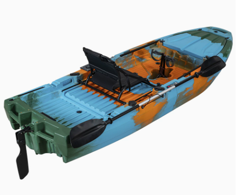 ローラーモールドカヤック接合ボート シングルカヤック 10フ - Fishing Kayak Pedal Drive のレビューと価格