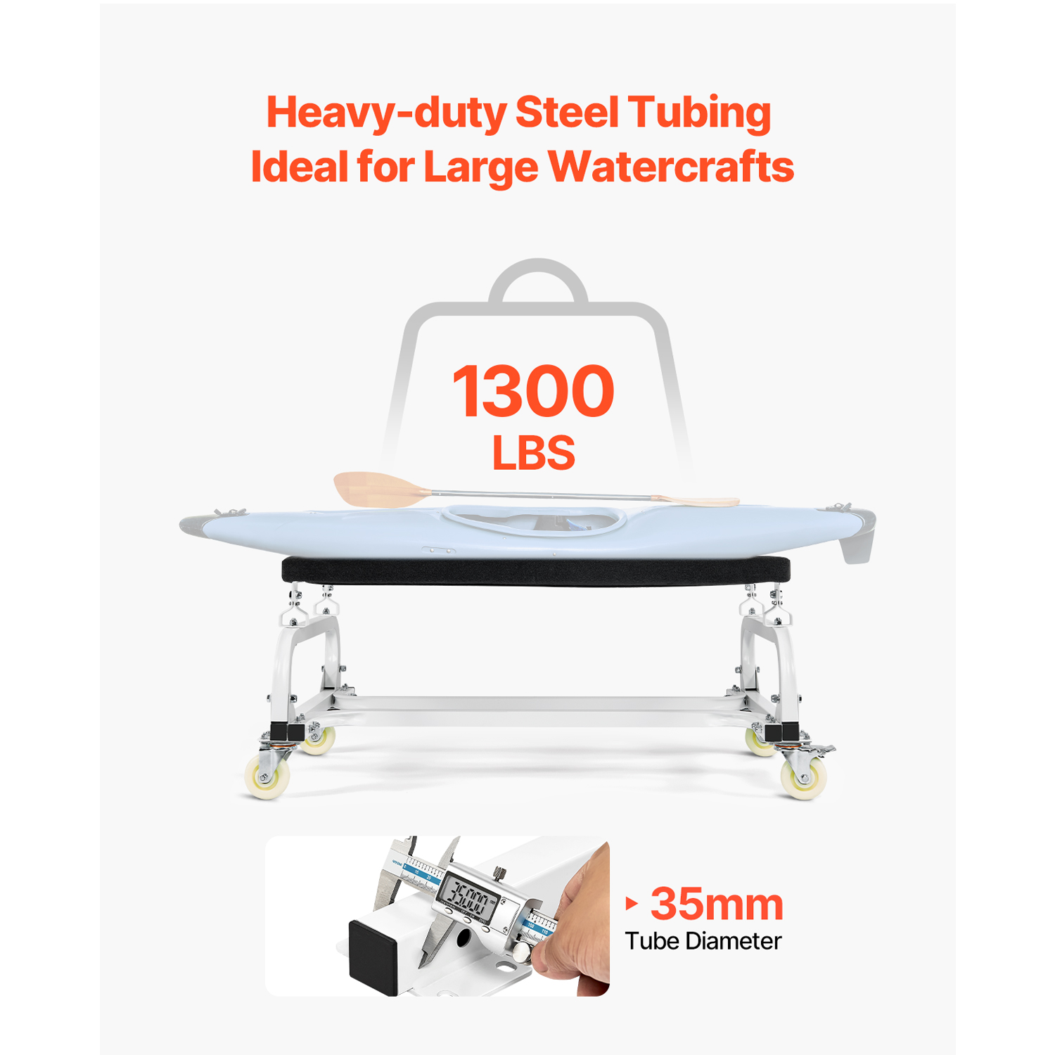 SucceBuy 1000/1300LBS 水上バイク用ドー - Fishing Kayak Cart のレビューと価格