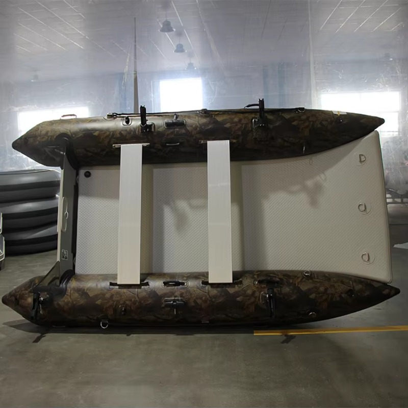 高速カタマランインフレータブルボートPVCゴム製アサルトフィ - Fishing Kayak Inflatable のレビューと価格