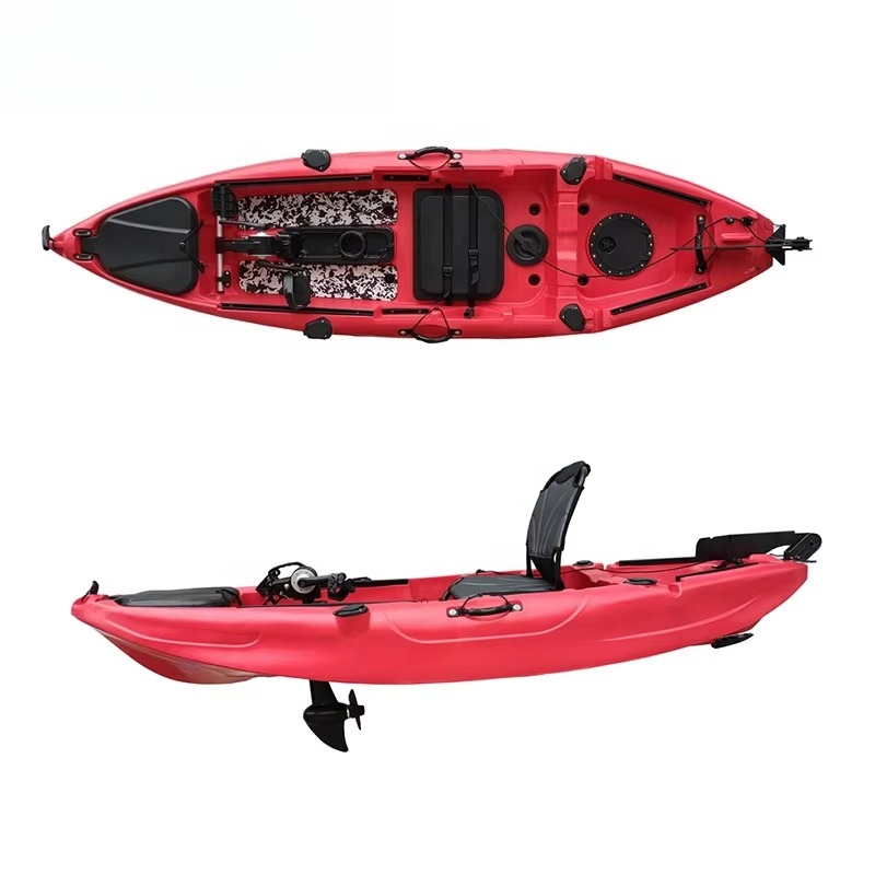人気商品 シングルカヤック 12フィート フィッシング フッ - Fishing Kayak Pedal Drive のレビューと価格