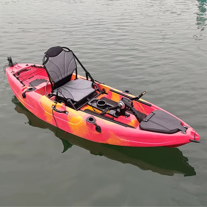 人気商品 シングルカヤック 12フィート フィッシング フッ - Fishing Kayak Pedal Drive のレビューと価格