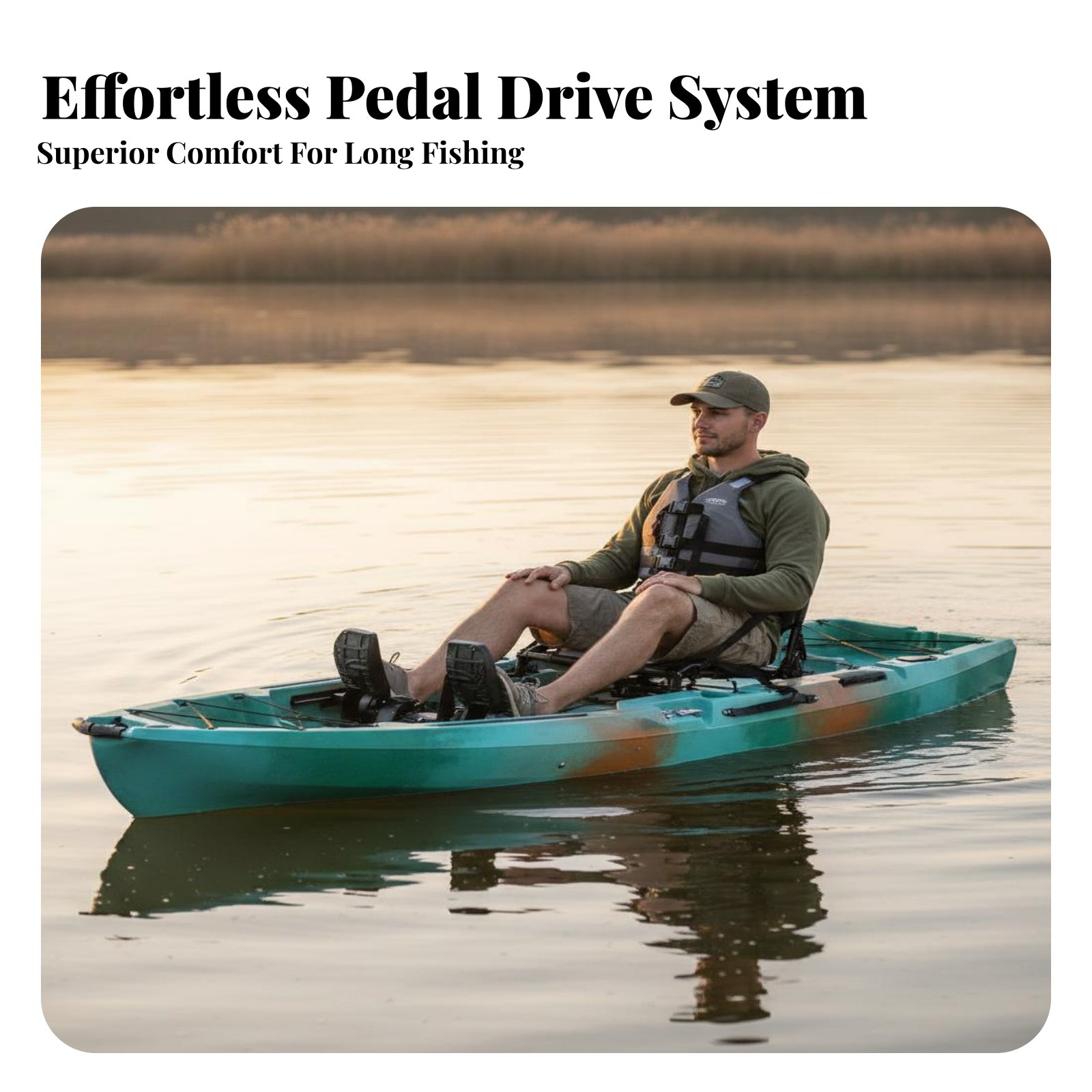 ペダルドライブフィッシングボート折りたたみ式インフレータブル - Fishing Kayak Pedal Drive のレビューと価格