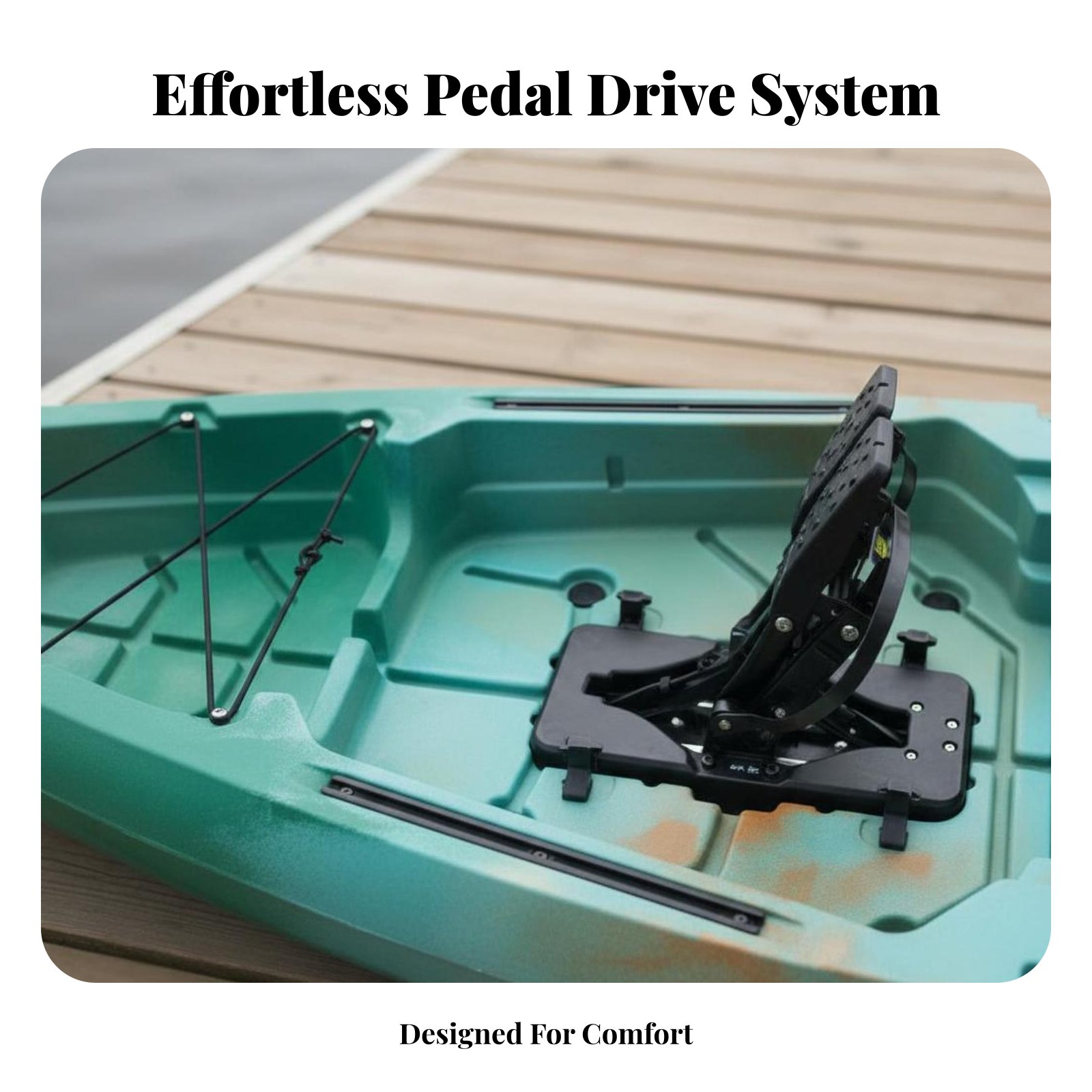 ペダルドライブフィッシングボート折りたたみ式インフレータブル - Fishing Kayak Pedal Drive のレビューと価格