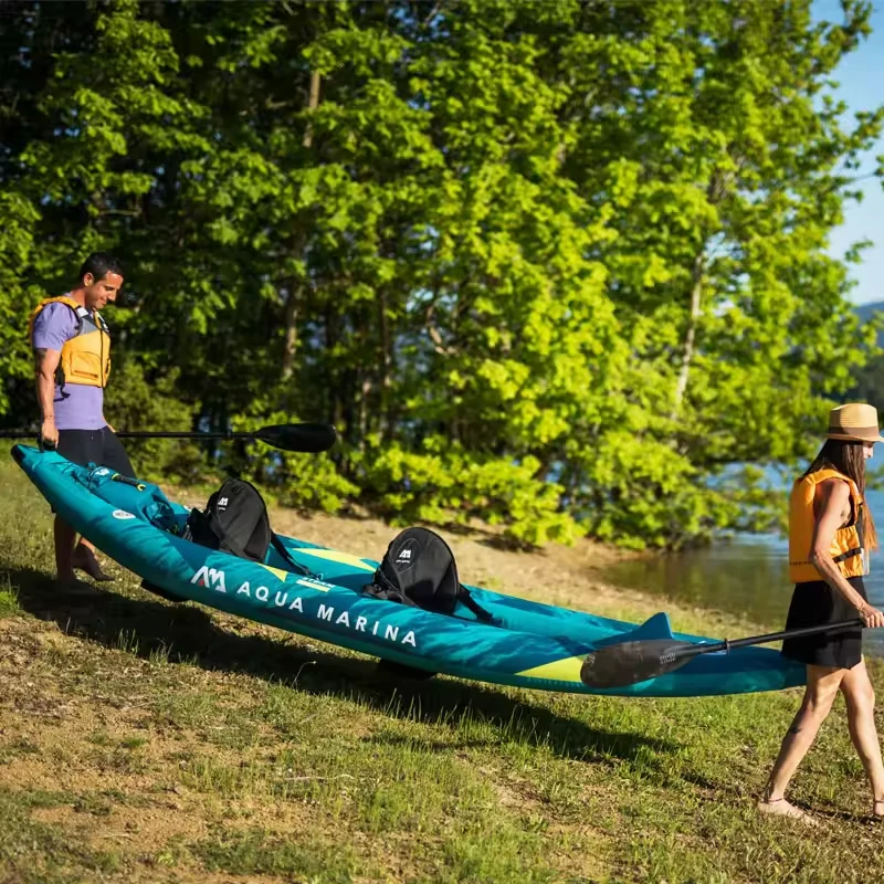 カヌーカヤック インフレータブルボート 1～2人乗り 840 - Fishing Kayak Paddle のレビューと価格