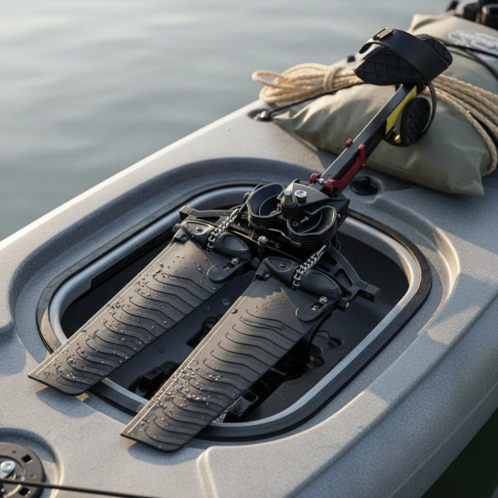 滑り止めカヤックフットペダルカスタマイズ可能な耐腐食性ボート - Fishing Kayak Pedal Drive のレビューと価格