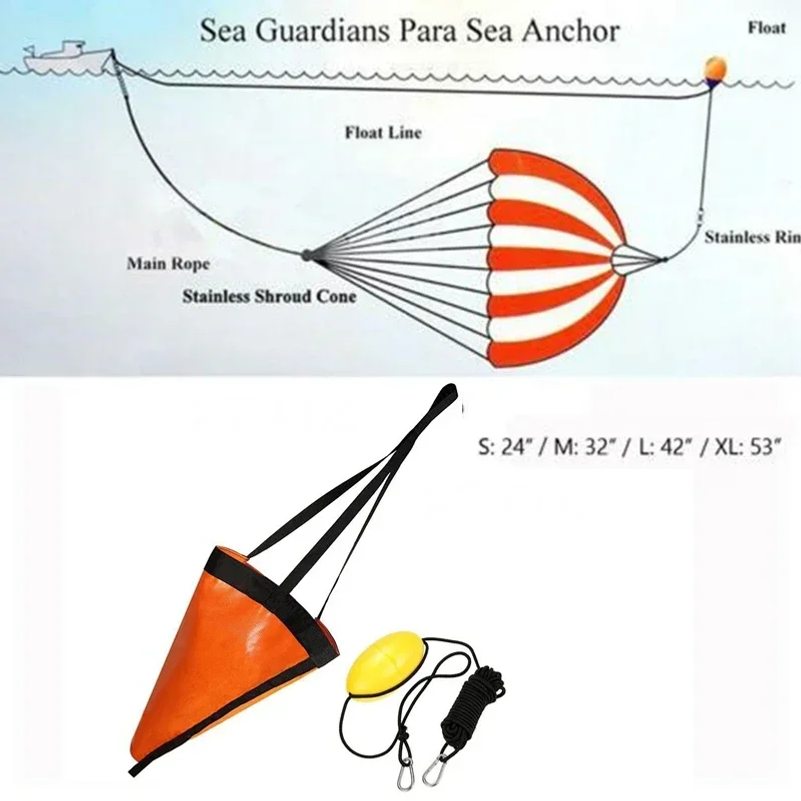 24/32/42/53 ''シードローグアンカーフロートマリ - Fishing Kayak Anchor のレビューと価格
