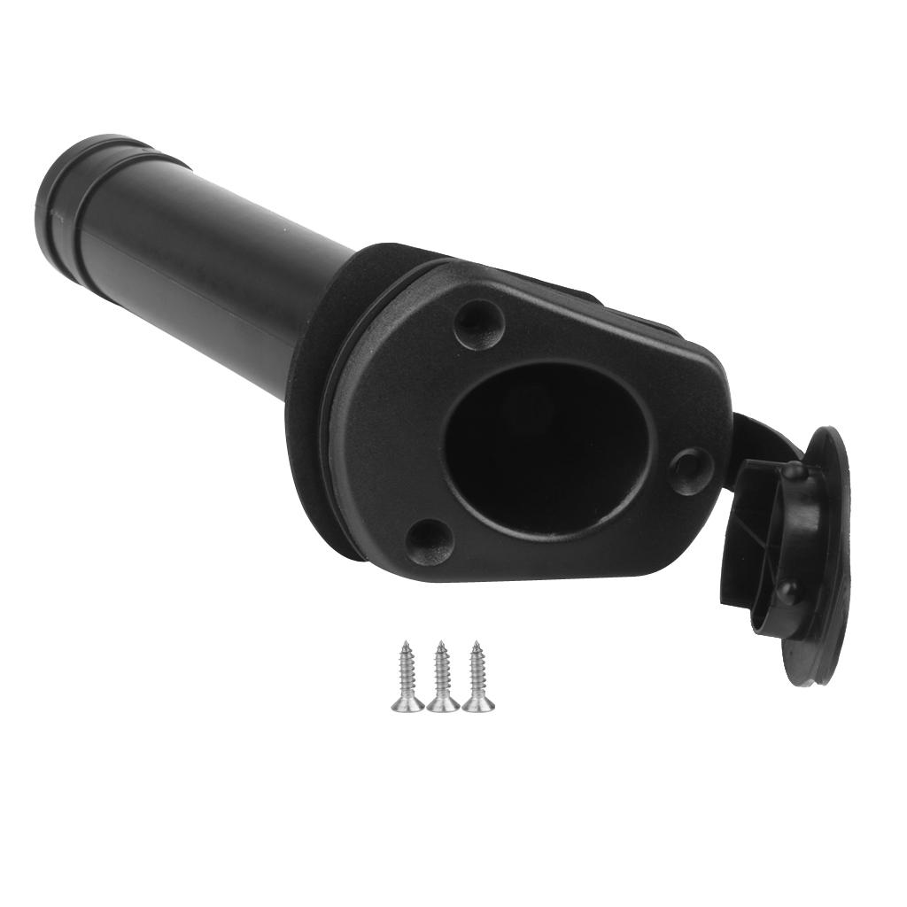 ブラックナイロンボートロッドホルダー フラッシュマウントチュ - Fishing Kayak Rod Holder のレビューと価格