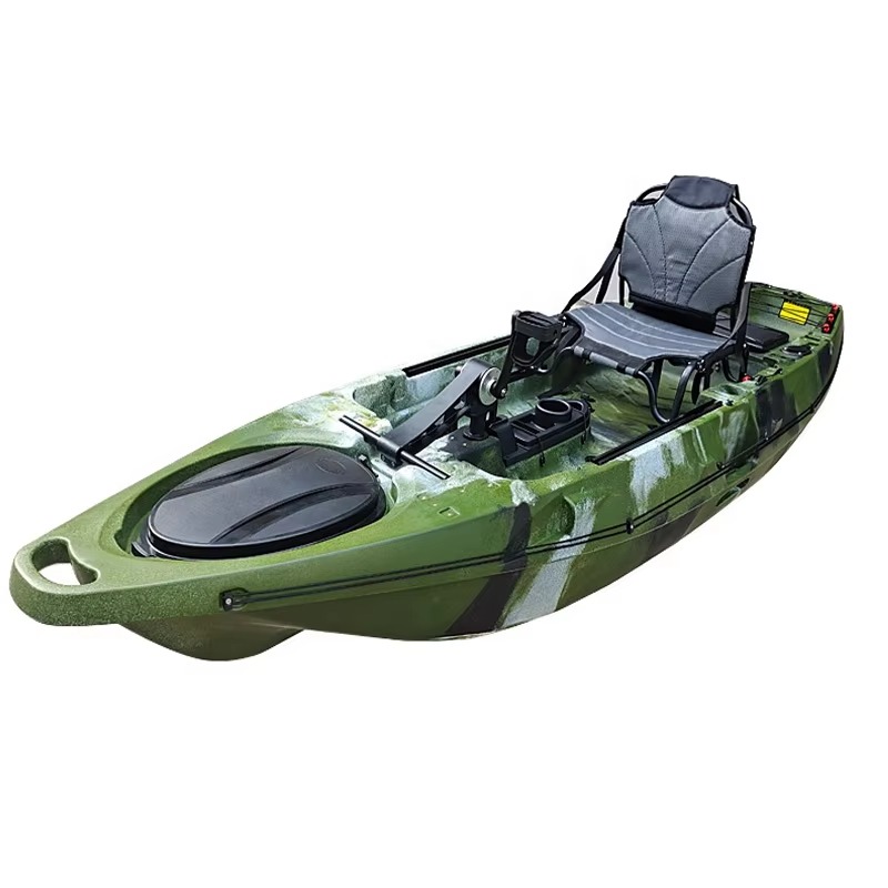 OEMプラスチック製一人用ペダル式フィッシングカヤック（プロ - Fishing Kayak Pedal Drive のレビューと価格