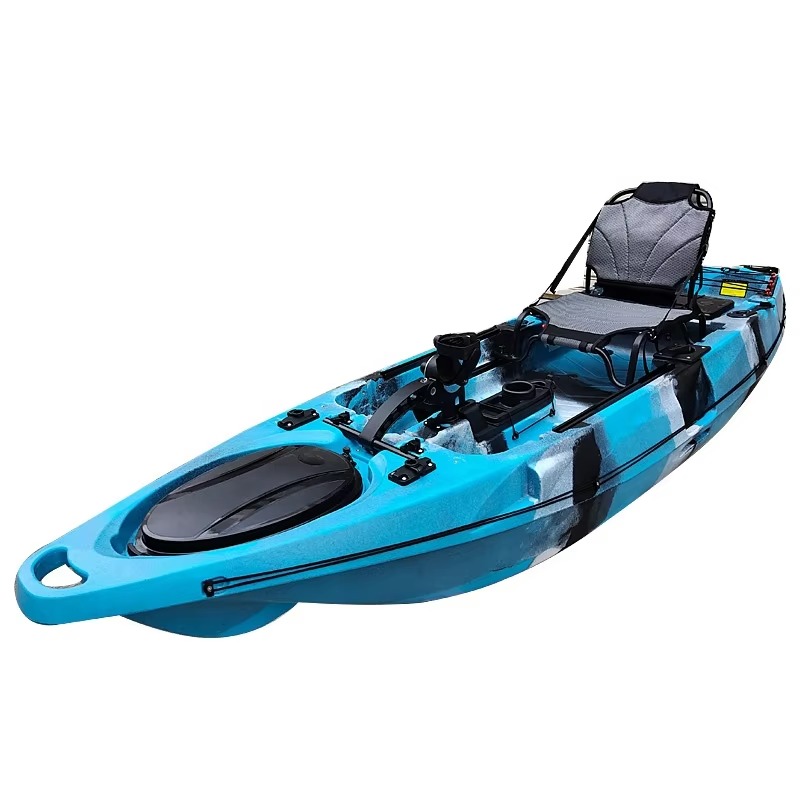OEMプラスチック製一人用ペダル式フィッシングカヤック（プロ - Fishing Kayak Pedal Drive のレビューと価格