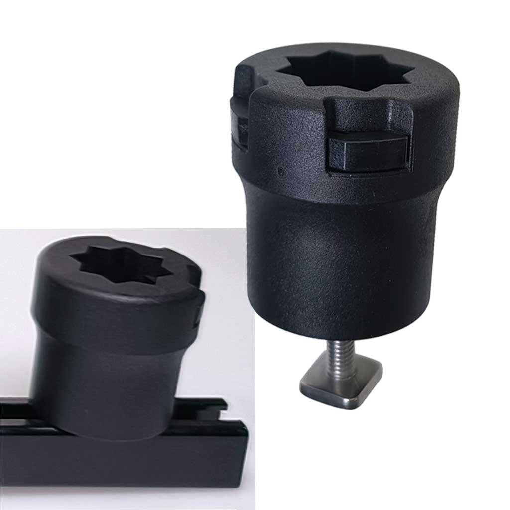 1ピースカヤックスライディングギアヘッドトラックアダプターカ - Fishing Kayak Fish Finder Mount のレビューと価格