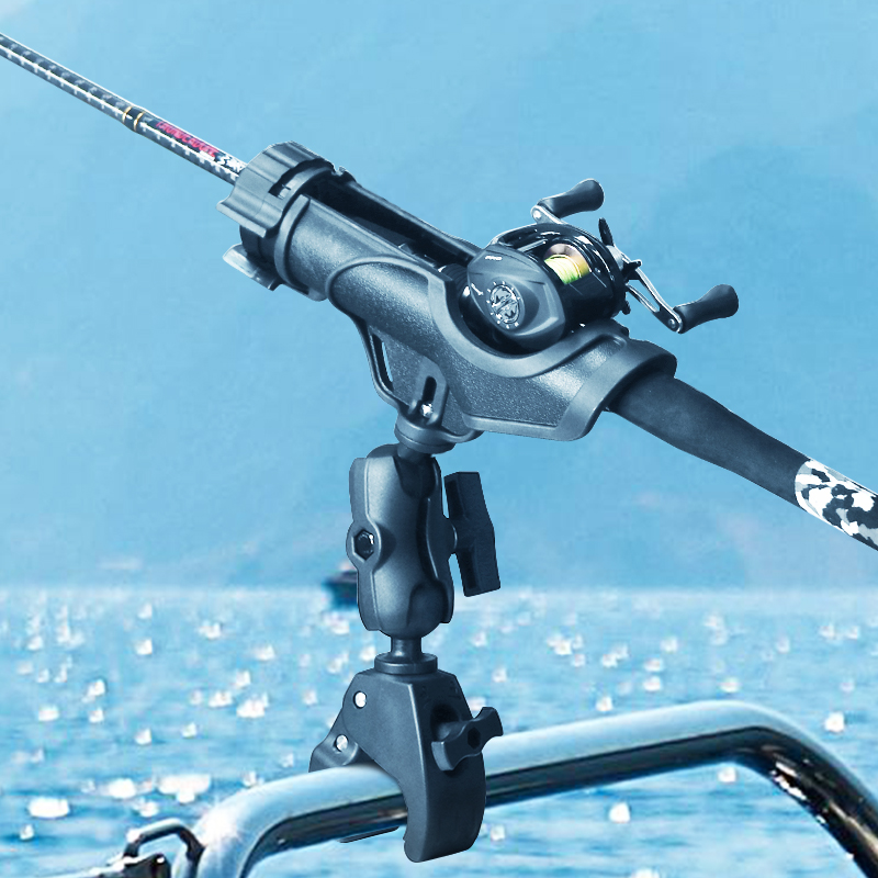 VIN マウント釣り竿ホルダーブラケット 360 度調整可能 - Fishing Kayak Rod Holder のレビューと価格