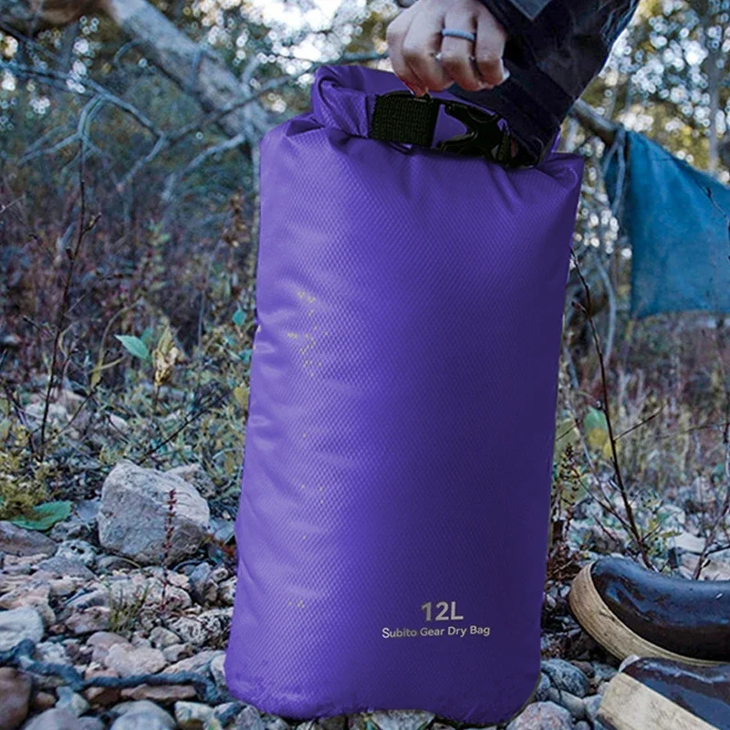 ポータブル防水ドライバッグサック超軽量漂流水泳服収納袋ラフテ - Fishing Kayak Storage Bag のレビューと価格