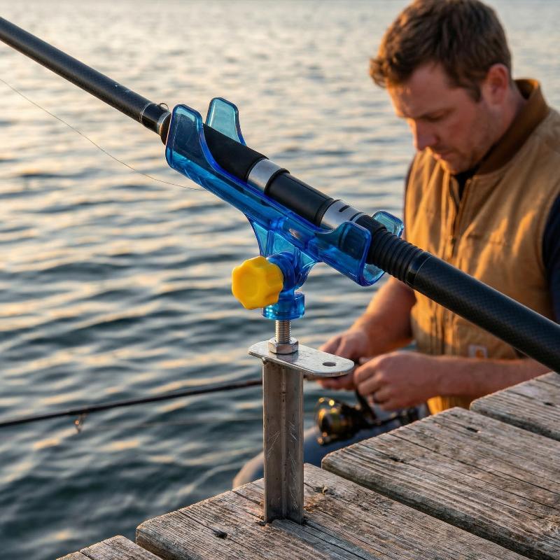 釣り竿ホルダー 360度調整可能 カヤックボート用 簡単設置 - Fishing Kayak Rod Holder のレビューと価格