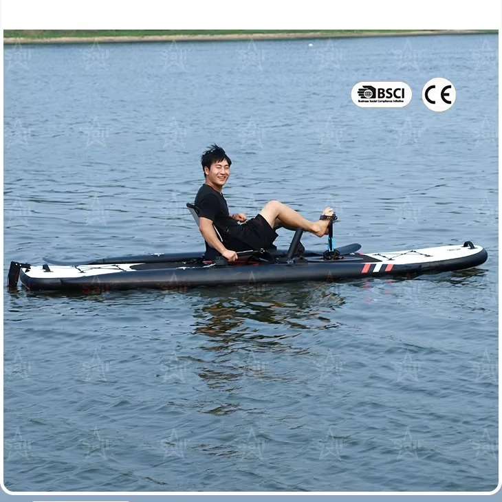 工場製インフレータブルペダルカヤック、大人用シングルシートト - Fishing Kayak Sit In のレビューと価格