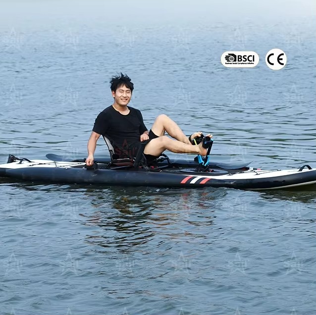 工場製インフレータブルペダルカヤック、大人用シングルシートト - Fishing Kayak Sit In のレビューと価格