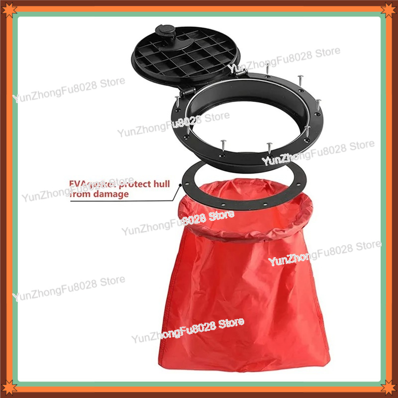 6インチデッキプレートキットカヤックデッキハッチ収納バッグ付 - Fishing Kayak Storage Bag のレビューと価格