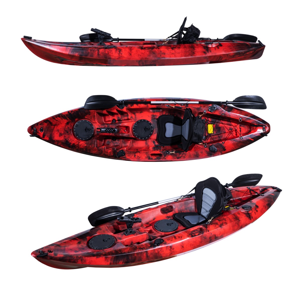 プロのプラスチック製カヤック,1人釣り,中国製,3年間の保証 - Fishing Kayak Sit In のレビューと価格