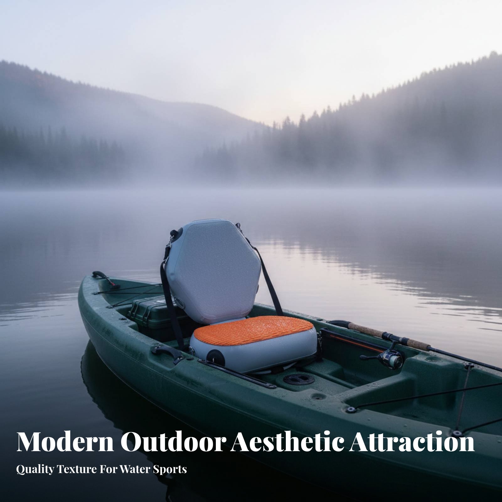 インフレータブルカヤックシート耐摩耗性インフレータブルフィッ - Fishing Kayak Seat のレビューと価格
