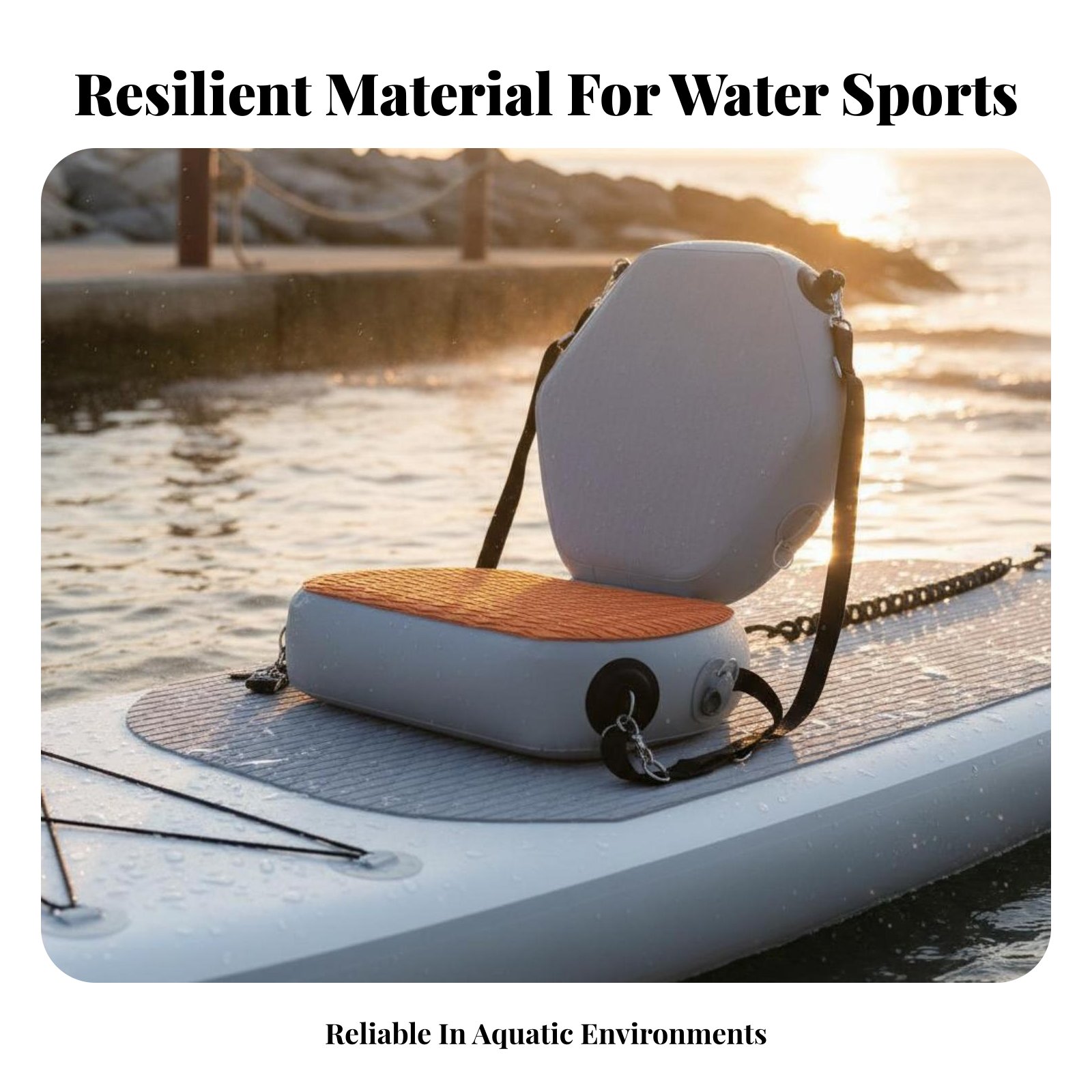 インフレータブルカヤックシート耐摩耗性インフレータブルフィッ - Fishing Kayak Seat のレビューと価格