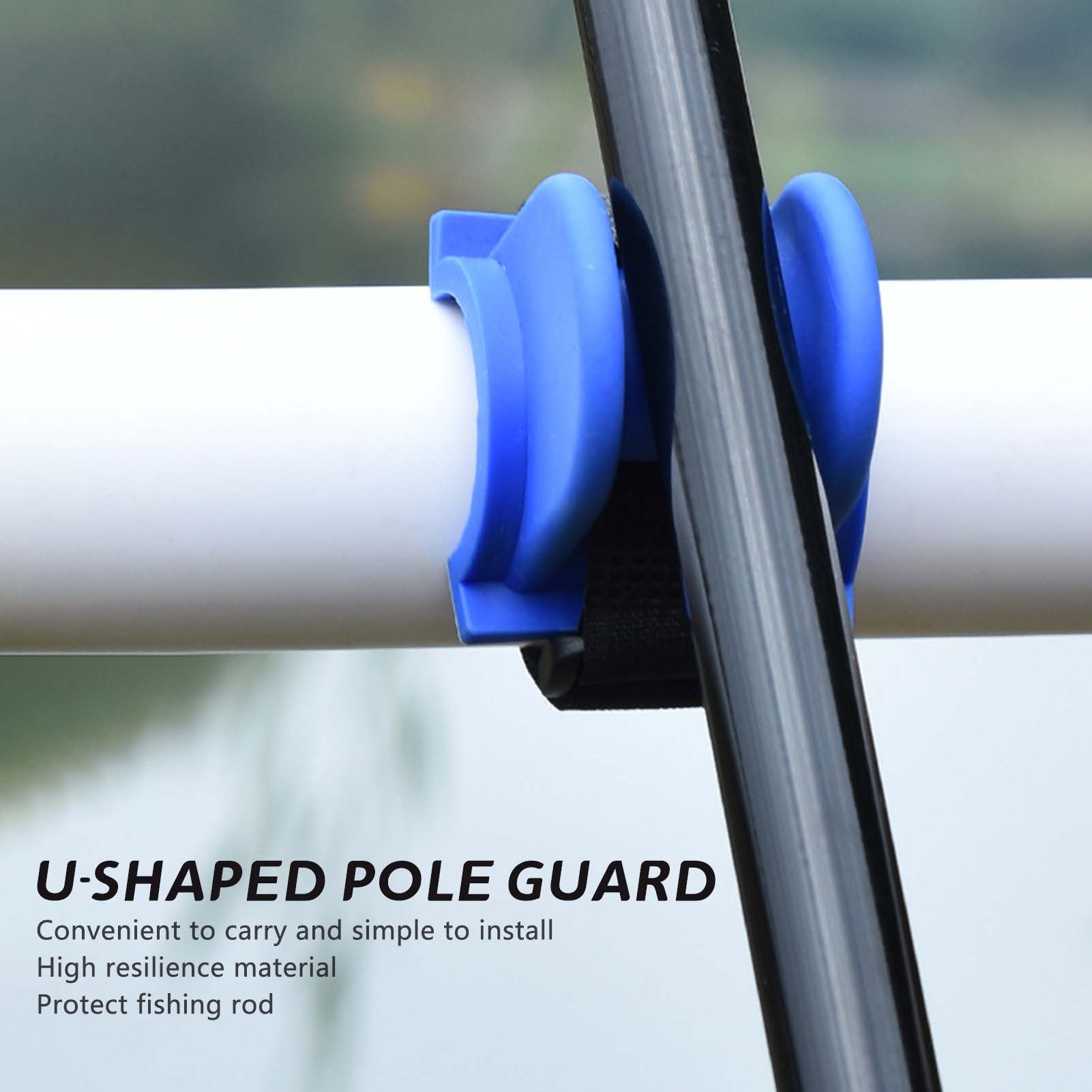 U字型ボート釣り竿ホルダー、頑丈な構造、TPE釣り餌キーパー - Fishing Kayak Sit On Top のレビューと価格